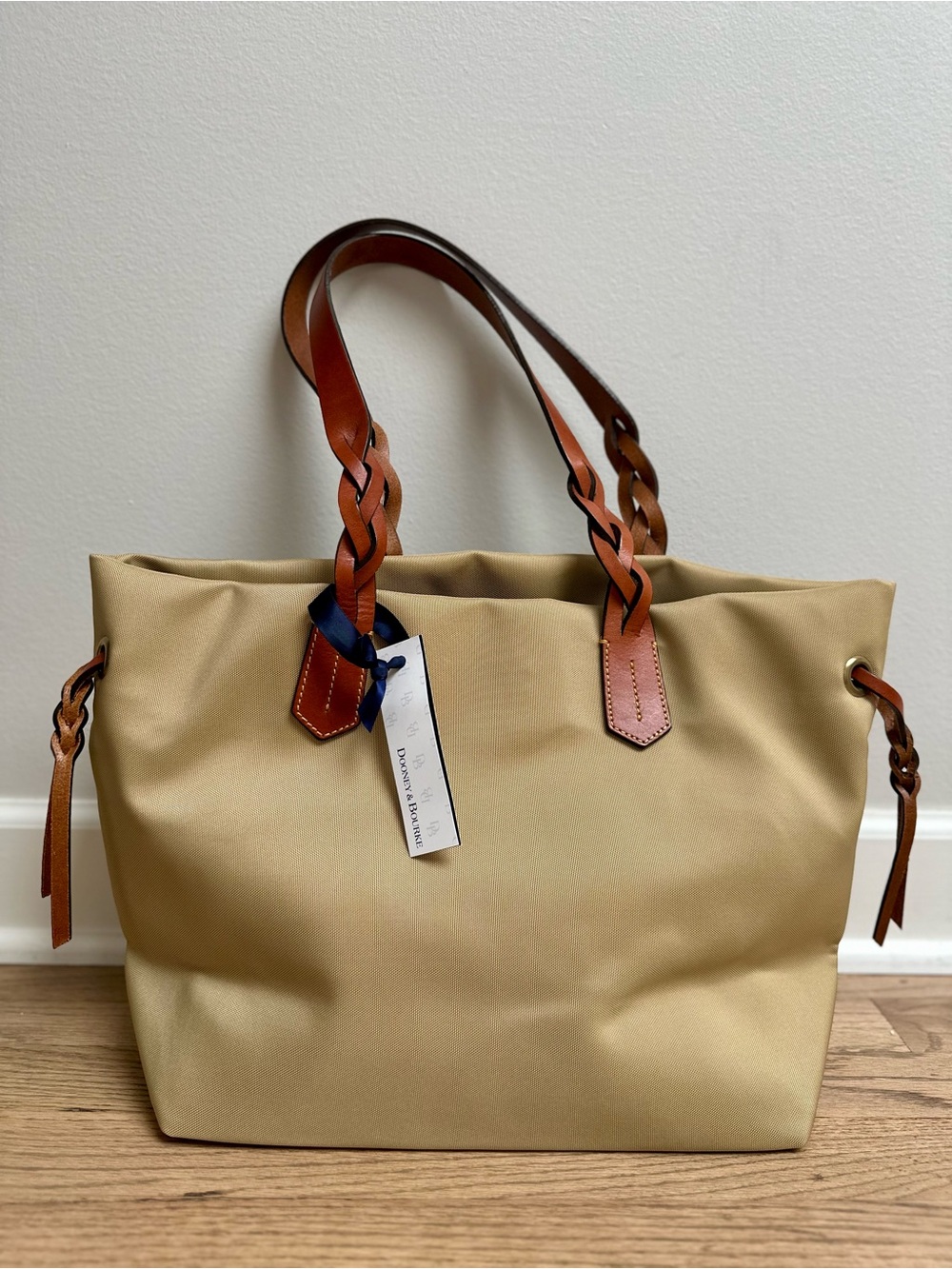Dooney & Bourke Khaki Shopper Tote Bag - Picture 2 of 10